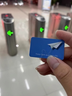 شراء CUID بطاقة الوصول الهاتف المحمول رقيقة للغاية ملصق قابل للنسخ وإعادة الكتابة PVC 13.56MHz المصعد IC بطاقة فارغة online manufacture