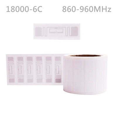 المدى الطويل ISO 18000-6c UHF RFID Inlay Label إدارة الأصول علامات RFID