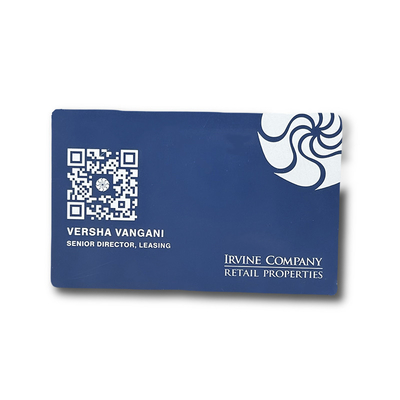 13.56Mhz بطاقة NFC معدنية مخصصة بطاقة دعوة NFC تجارية مستطيلة