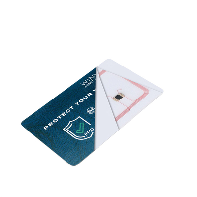 مكافحة السرقة بدون اتصال RFID درع بطاقة الائتمان الحامي بطاقة حجب RFID مخصصة